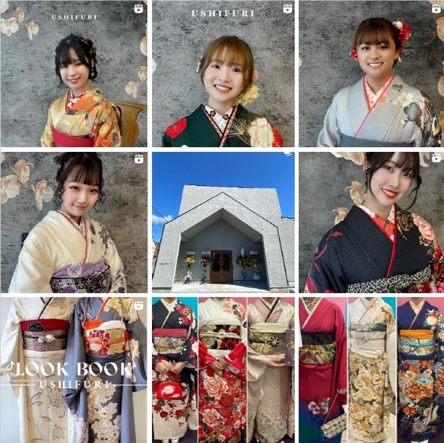 USHIWAKAMARU STUDIO／成人式・卒業式の振袖レンタルはヘアメイク・着付け・撮影の写真