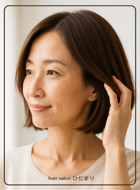 函南でひとりのスタイリストが仕上げまで担当する美容室|hair salon ひだまりの写真